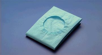 Towel Drape Fenestrated 3' Opening Round Poly-interlined Sterile Latex-free. 18' x 26' (50/BX 6BX/CS) by Pro Advantage  ID N207105